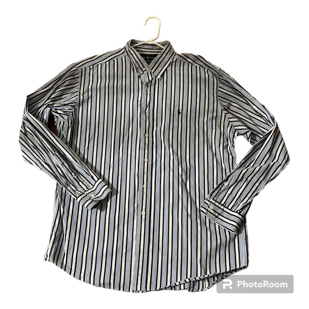 Blue, yellow, white Men’s Ralph Lauren Button down XL